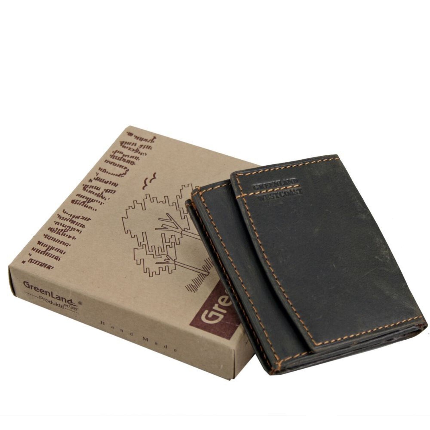 

Кошелек Greenland Nature Westcoast Leder 9 см, цвет Sattel