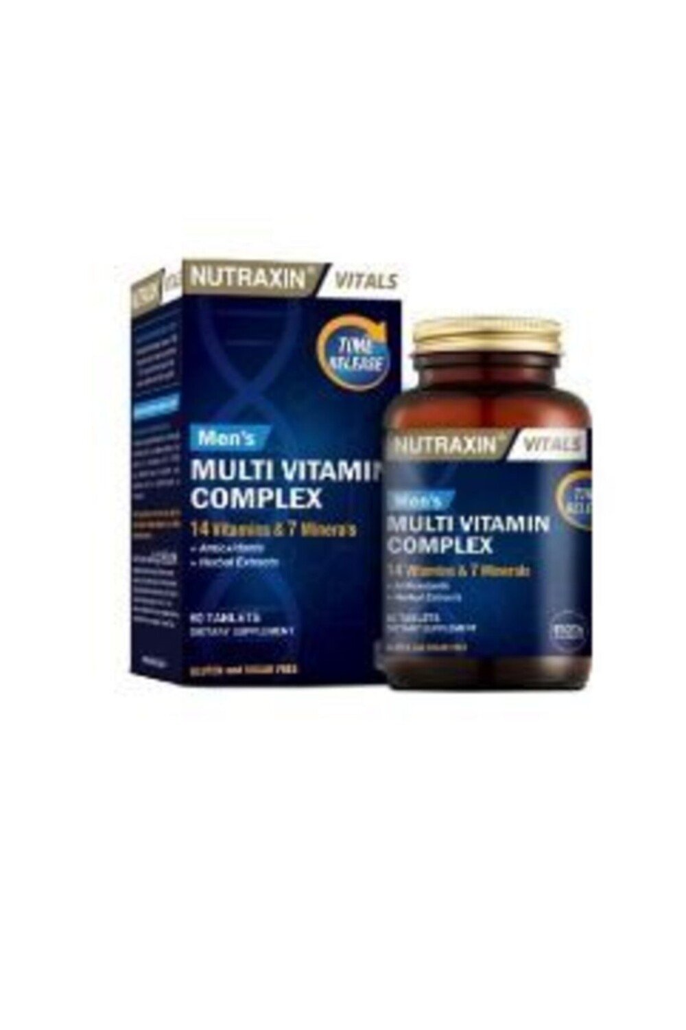 

Nutraxin 60 таблеток для мужчин - Мультивитаминный и минеральный комплекс