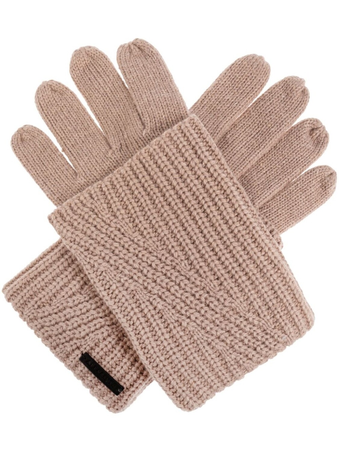 

Перчатки AllSaints из рубчатой ткани, розовый