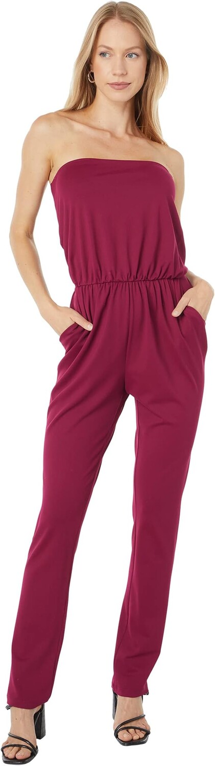 

Комбинезон Susana Monaco Strapless Lightweight Jumpsuit, цвет Raspberry