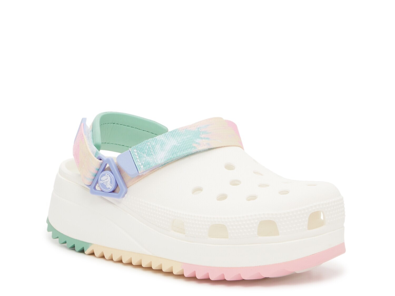 

Классические спортивные сабо Crocs, белый/мультиколор