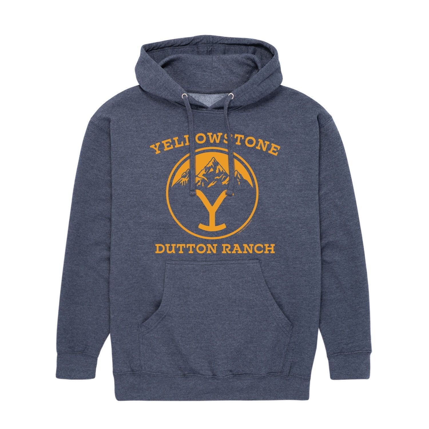 

Мужская толстовка с капюшоном Yellowstone Ranch Licensed Character, Серый