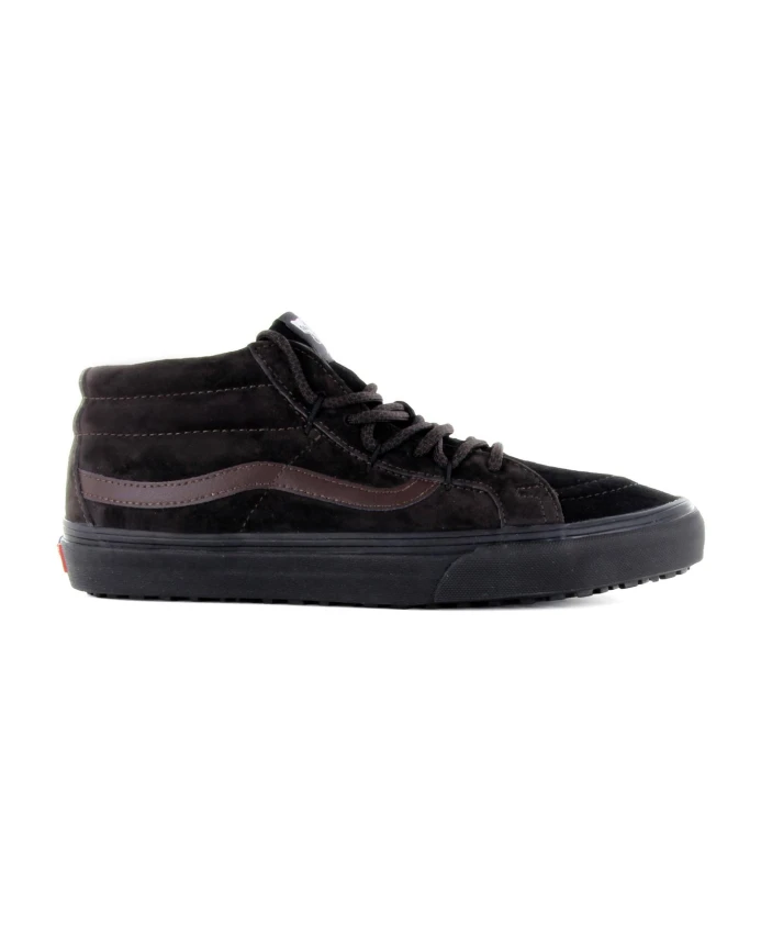 

Кожаные кроссовки с тканевой подкладкой Vans, коричневый