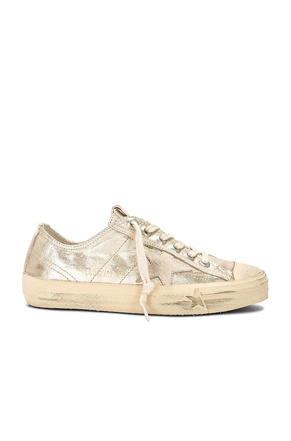 

Кроссовки Golden Goose V-Star 2, цвет Platinum & Seedpearl