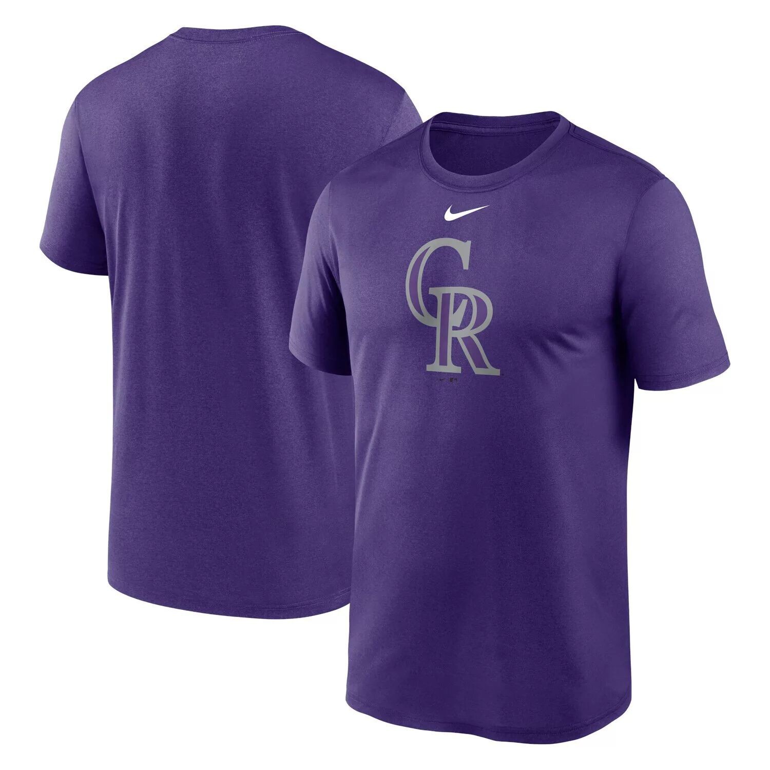 

Мужская фиолетовая футболка с логотипом Colorado Rockies New Legend Nike, Фиолетовый