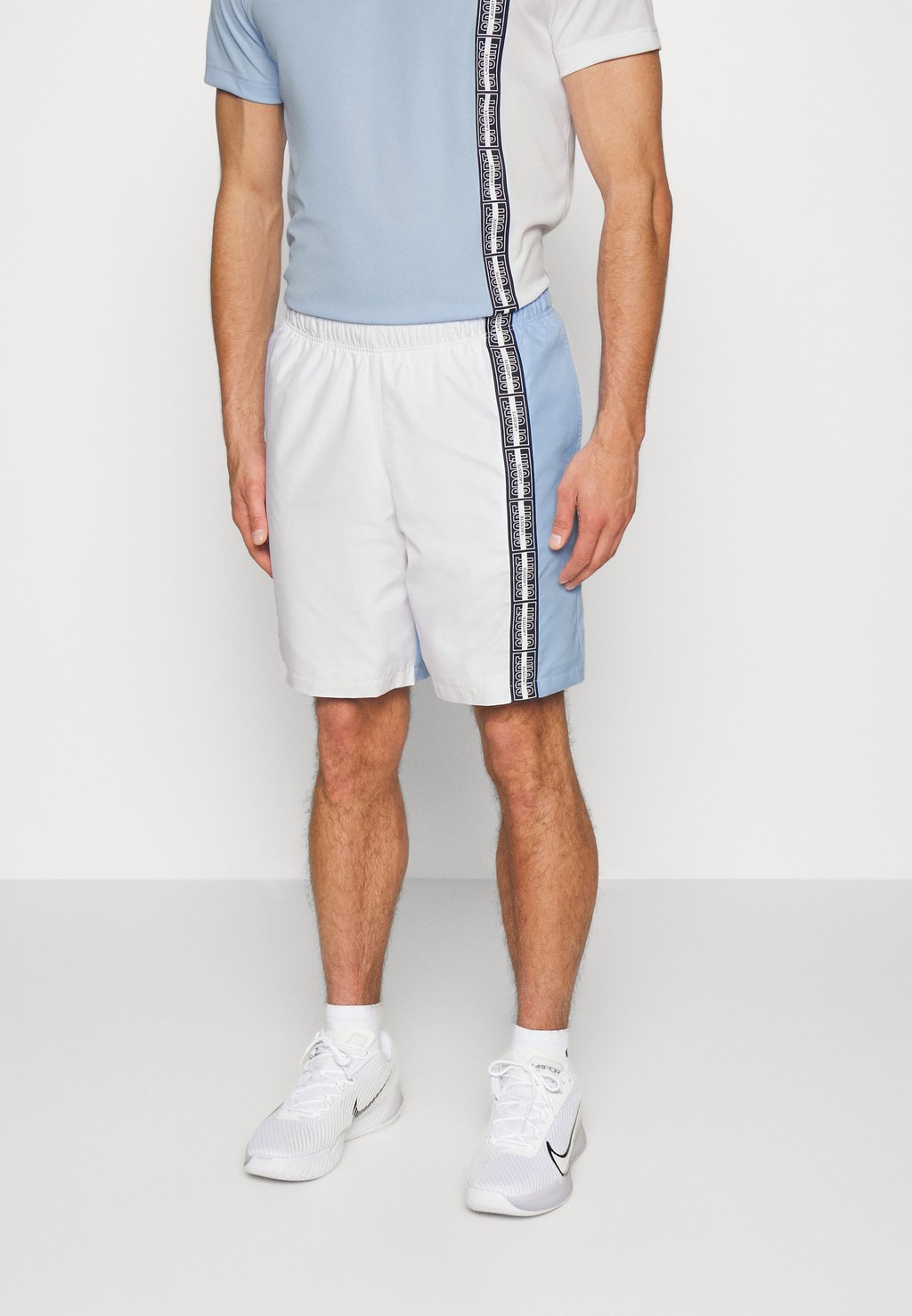 Спортивные шорты Tennis Lacoste, цвет white/navy blue спортивные брюки tennis pant lacoste цвет sinople navy blue