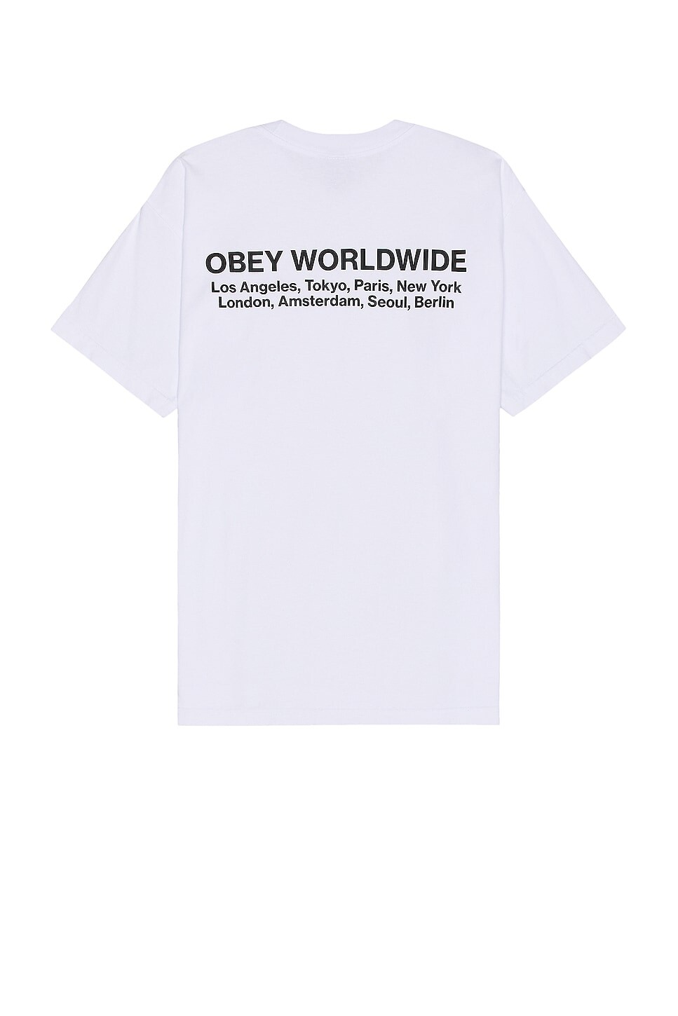 Футболка Obey Worldwide Cities, белый