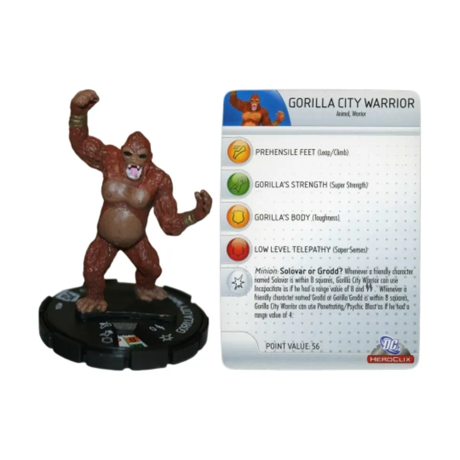 

Горилла Городской Воин № 004 (С), DC HeroClix - 75th Anniversary - Singles