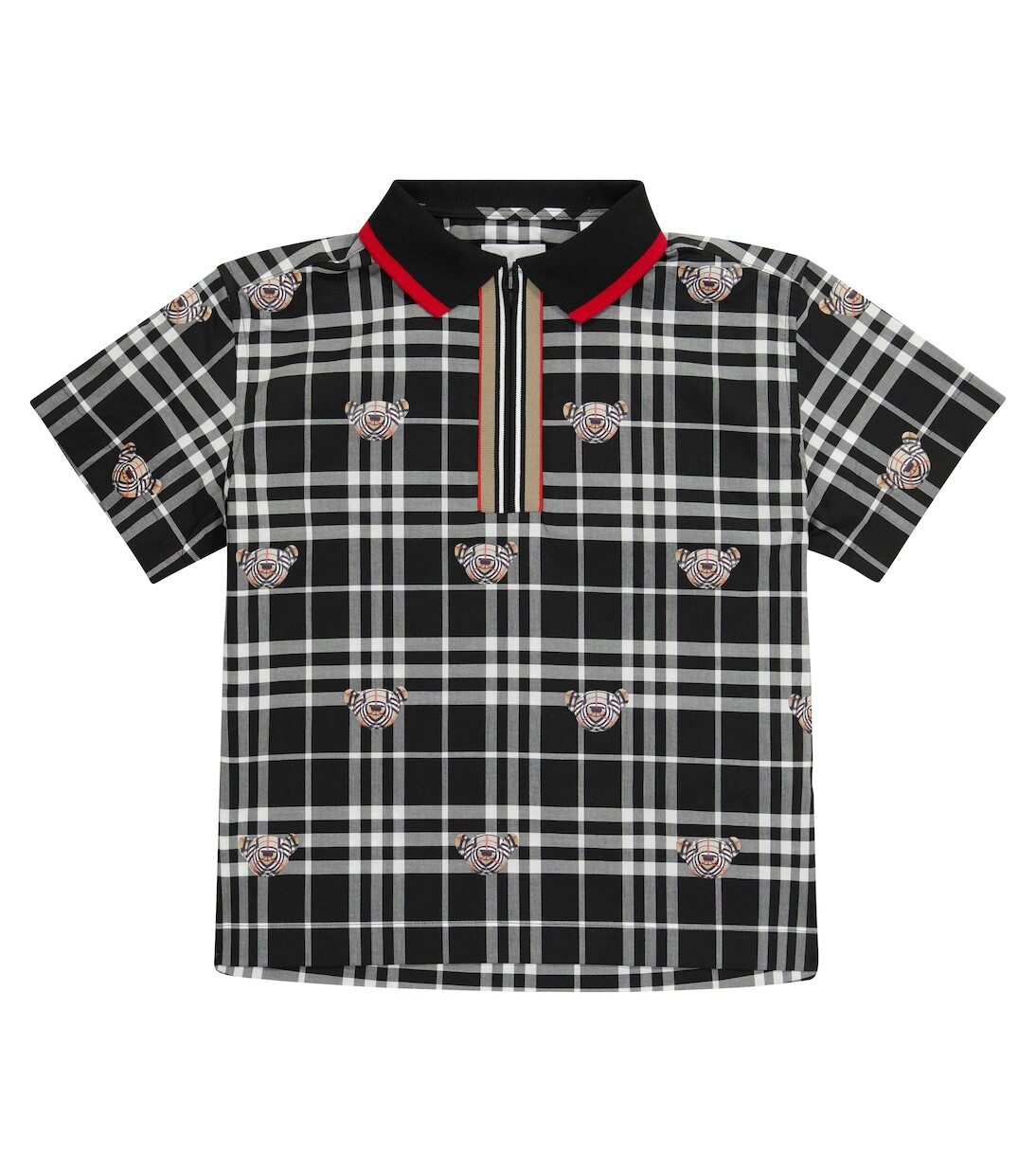 

Рубашка-Поло Thomas Bear из хлопка Burberry, черный