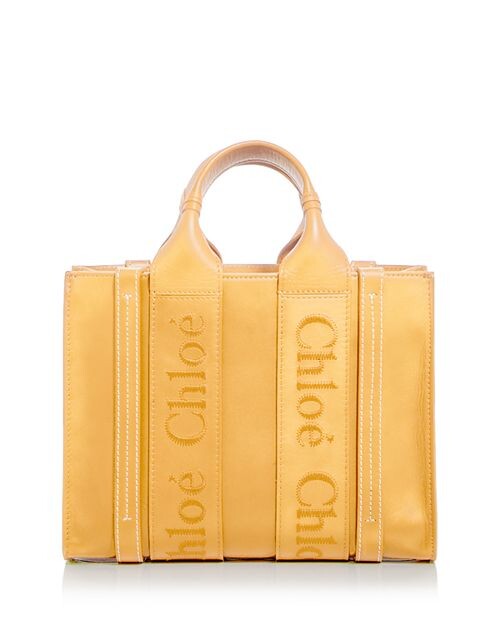 

Маленькая кожаная сумка через плечо Woody Chloe, цвет Yellow
