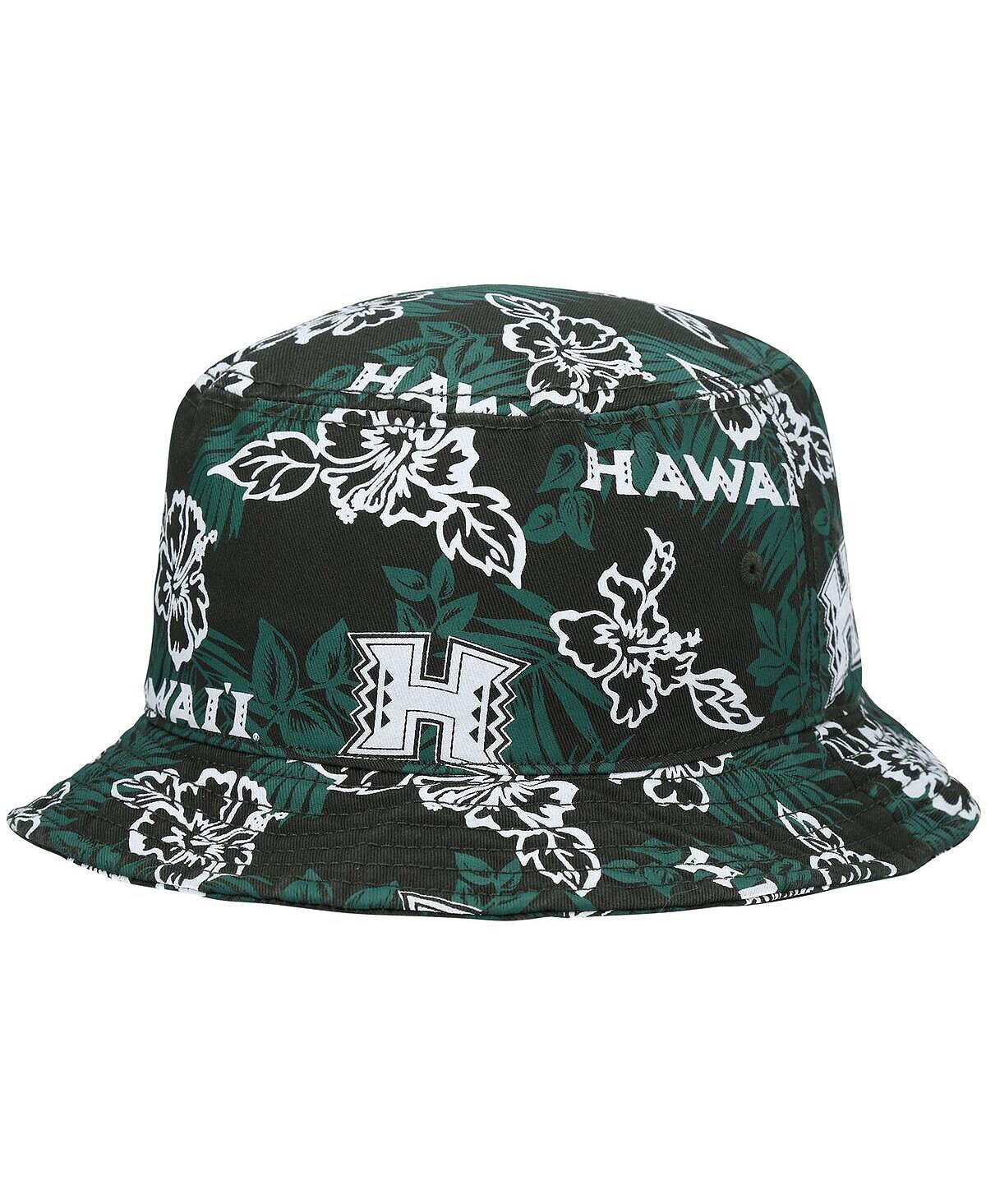 

Мужская зеленая панама с цветочным принтом Hawaii Warriors Reyn Spooner