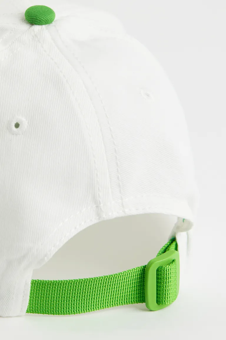 Габардиновая шапка с козырьком H&M, зеленый габардиновая куртка h