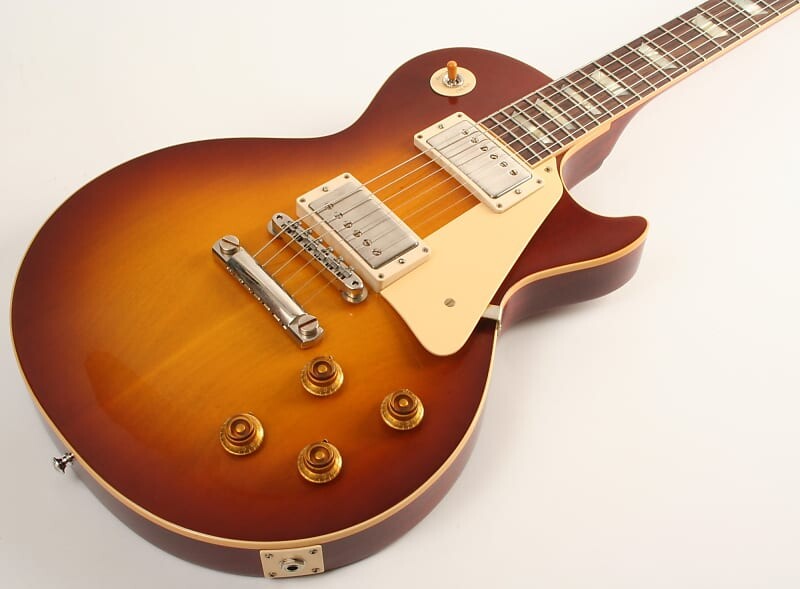 

Электрогитара Gibson Custom Shop 1958 Les Paul Standard Reissue Ice Tea Burst VOS 83922