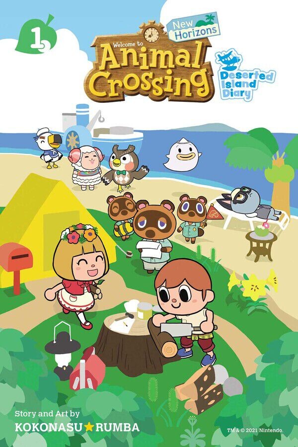 

Манга Animal Crossing: New Horizons - Deserted Island Diary Manga Volume 1