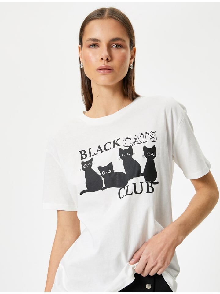 

Футболка KOTON T shirt, экрю