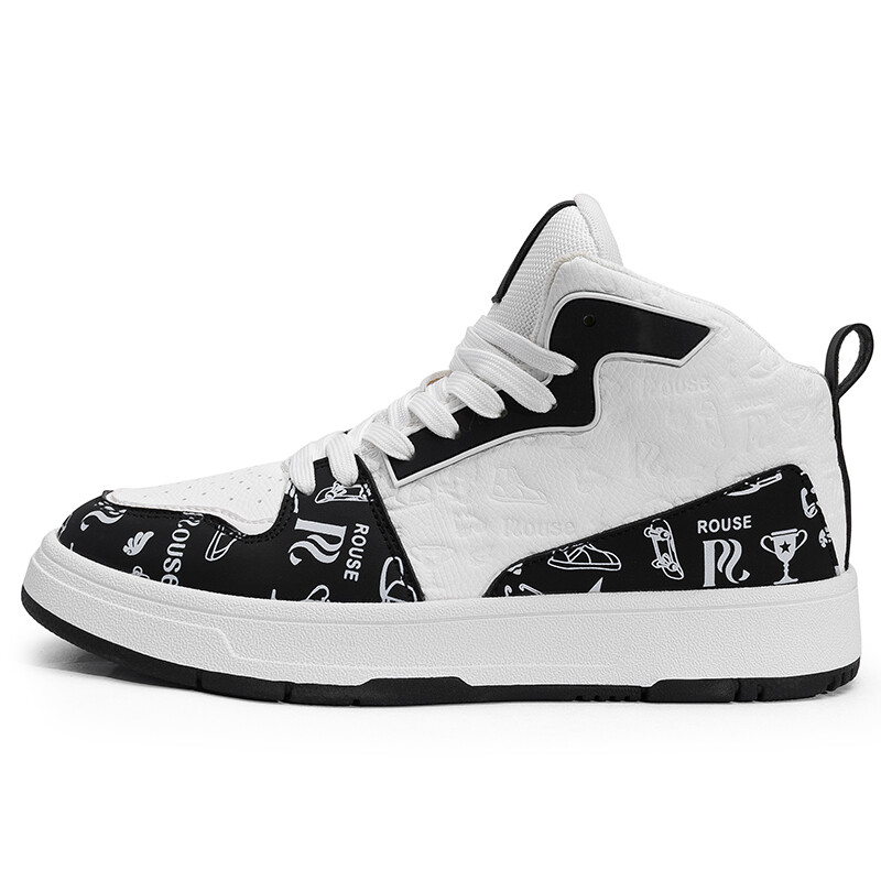 

Кроссовки Loz Skateboarding Shoes Unisex High-top Black, черный