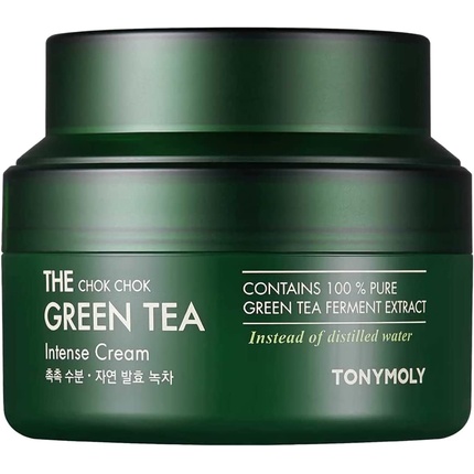 цена Tony Moly The Chok Chok Интенсивный крем с зеленым чаем, 60 мл, Tonymoly