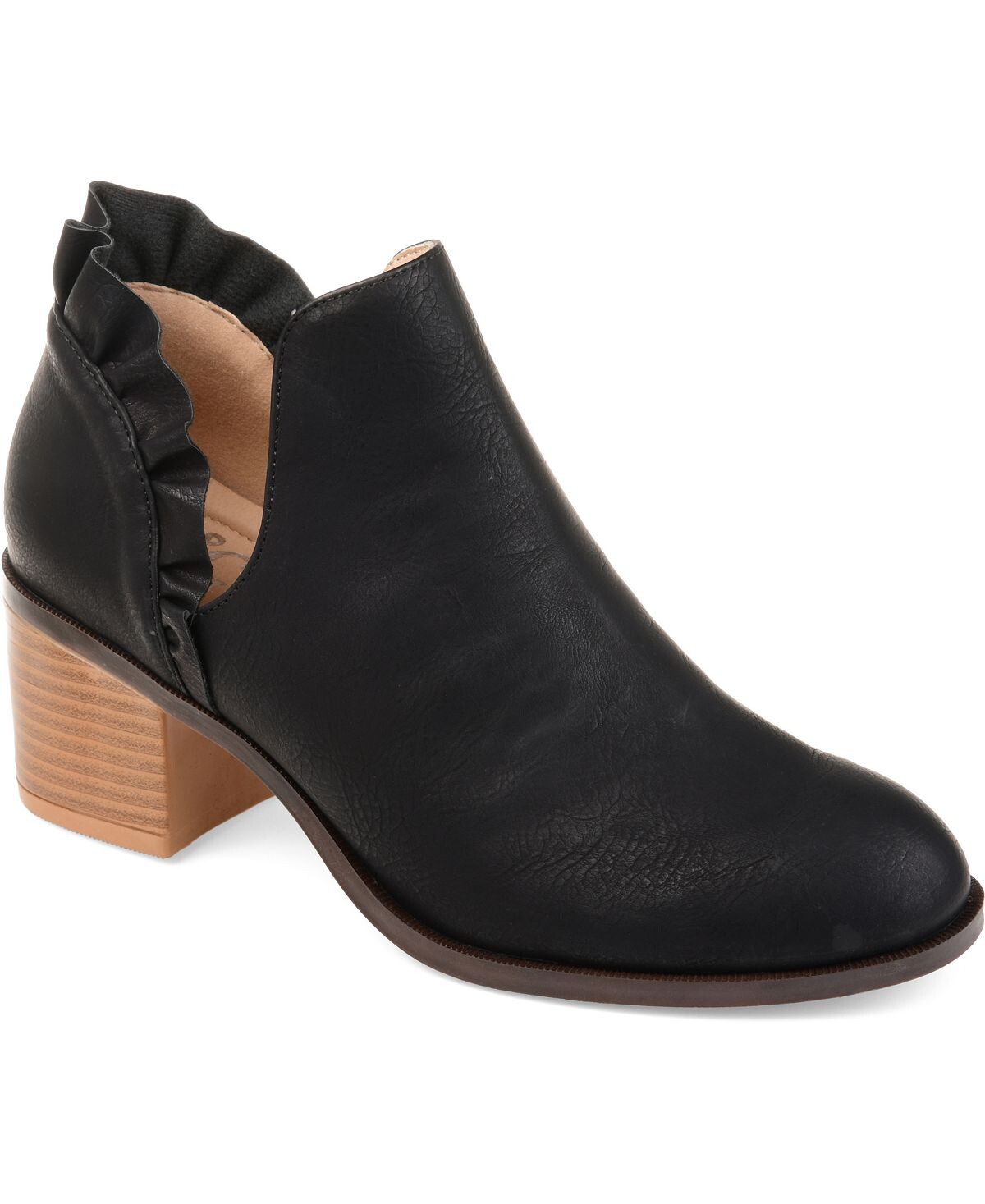 

Женские ботинки Lennie с рюшами Journee Collection, черный