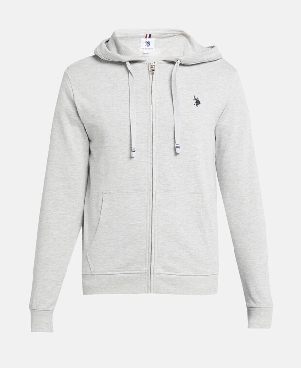 

Толстовка с капюшоном U.S. Polo Assn., светло-серый