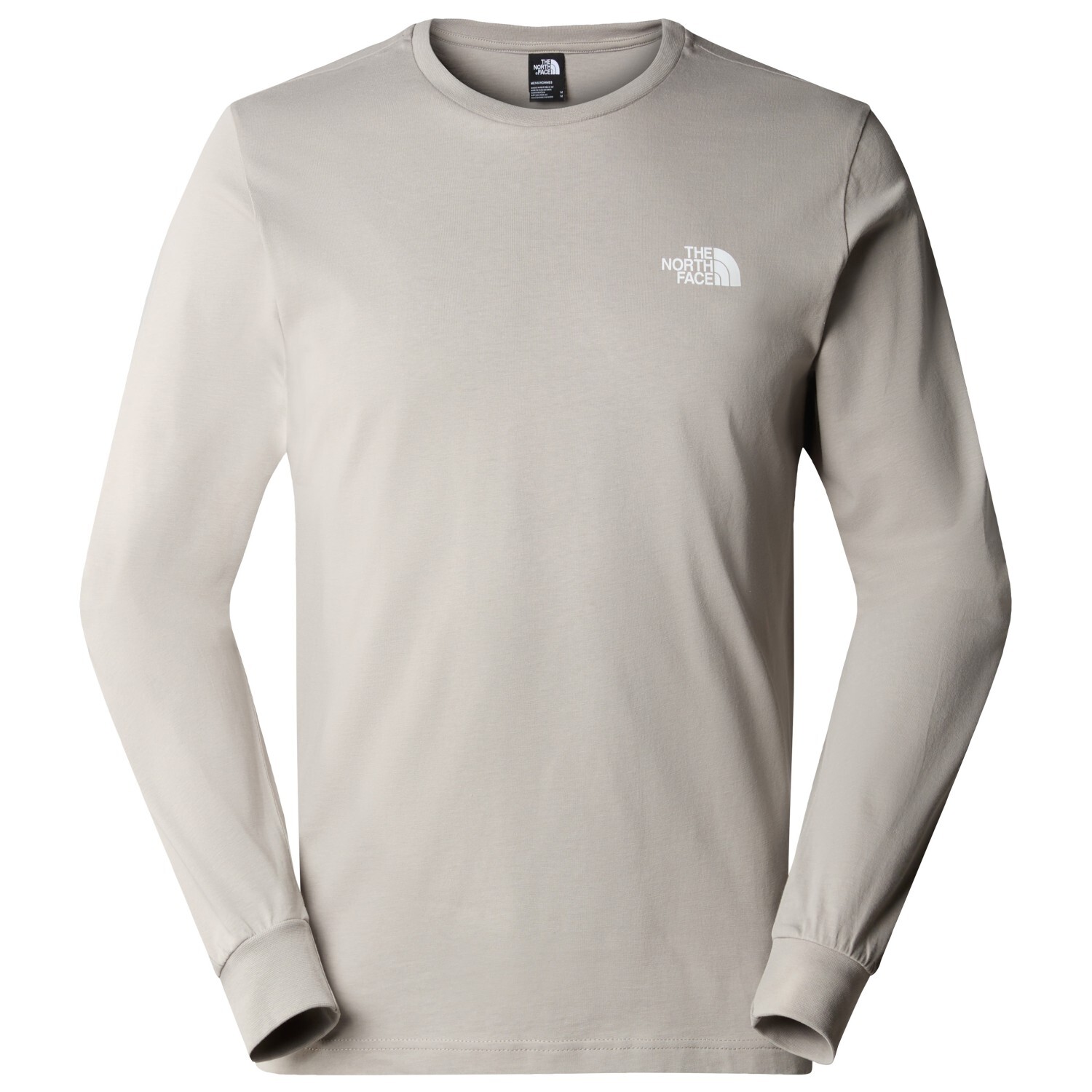 Лонгслив The North Face L/S Easy Tee, цвет Gravel Grey футболка для активного отдыха the north face easy tee s s rose dawn us m