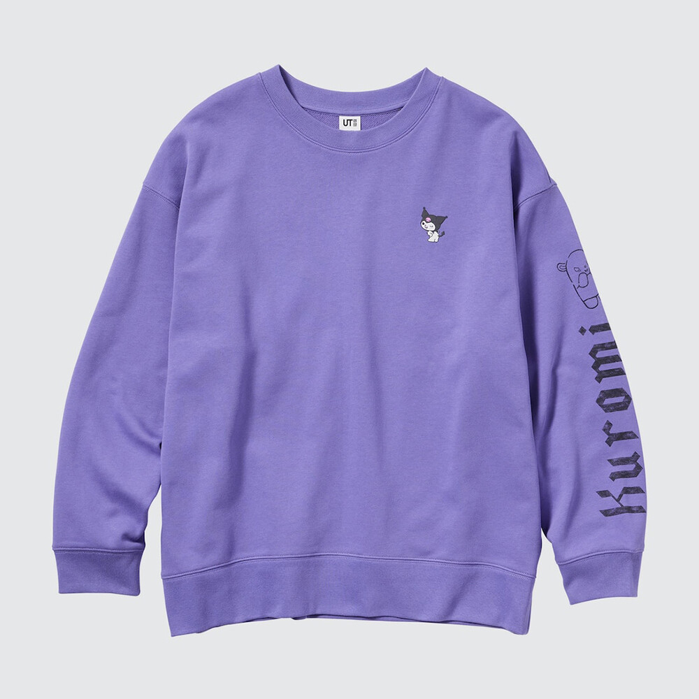 

Женская толстовка Uniqlo SANRIO с длинными рукавами, синий/фиолетовый