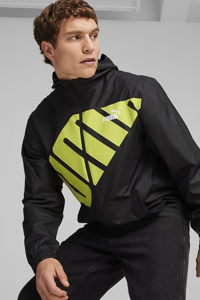 

Куртка с капюшоном и логотипом Puma, черный