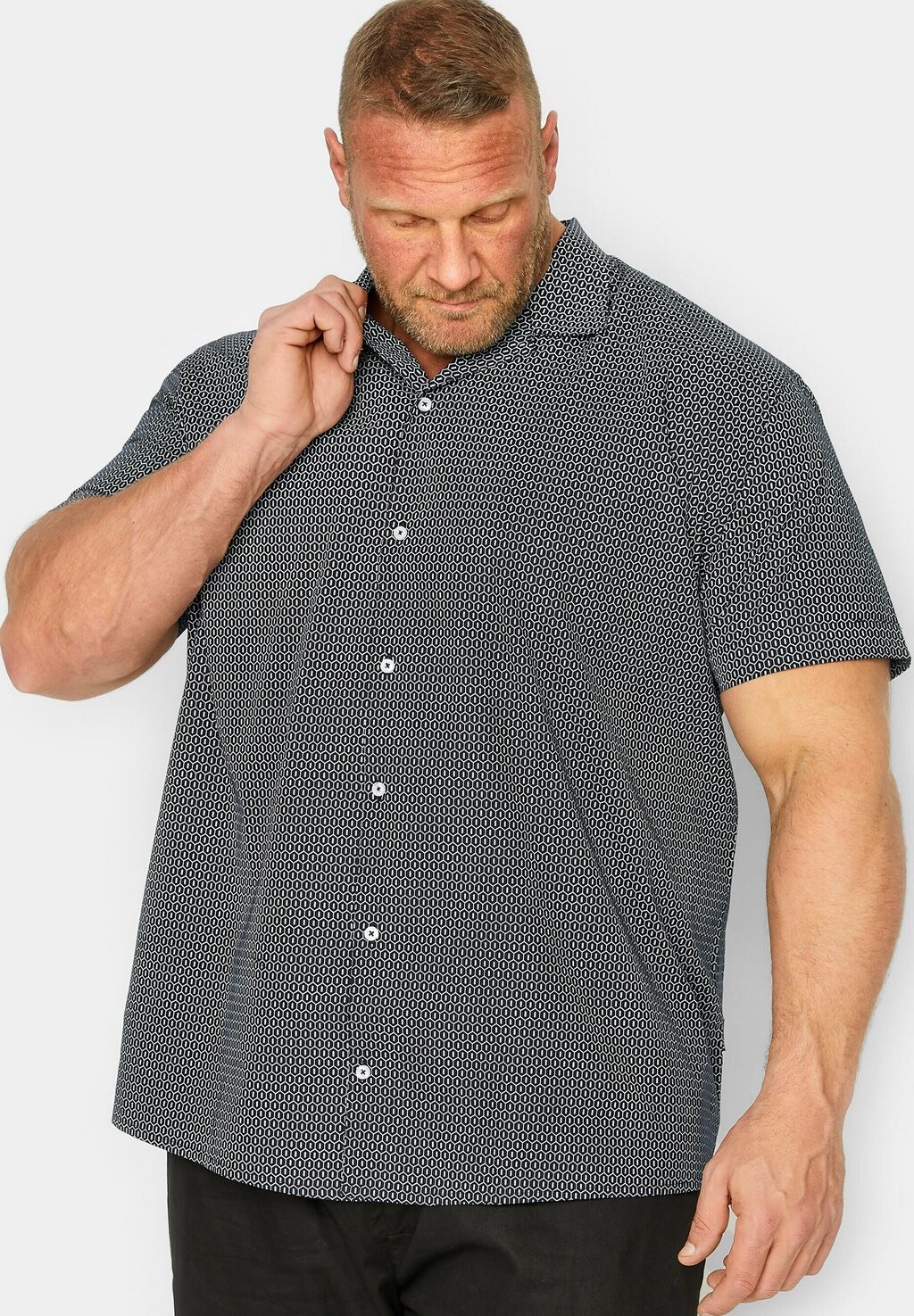 

Рубашка GEOMETRIC PRINT BadRhino, цвет blue