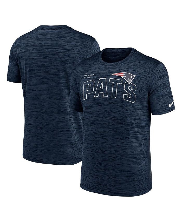 

Мужская темно-синяя футболка New England Patriots Velocity Arch Performance Nike, синий