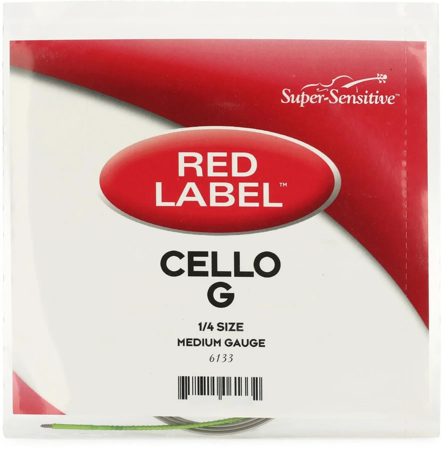 

Струна G для виолончели Super-Sensitive 6133 Red Label — размер 1/4
