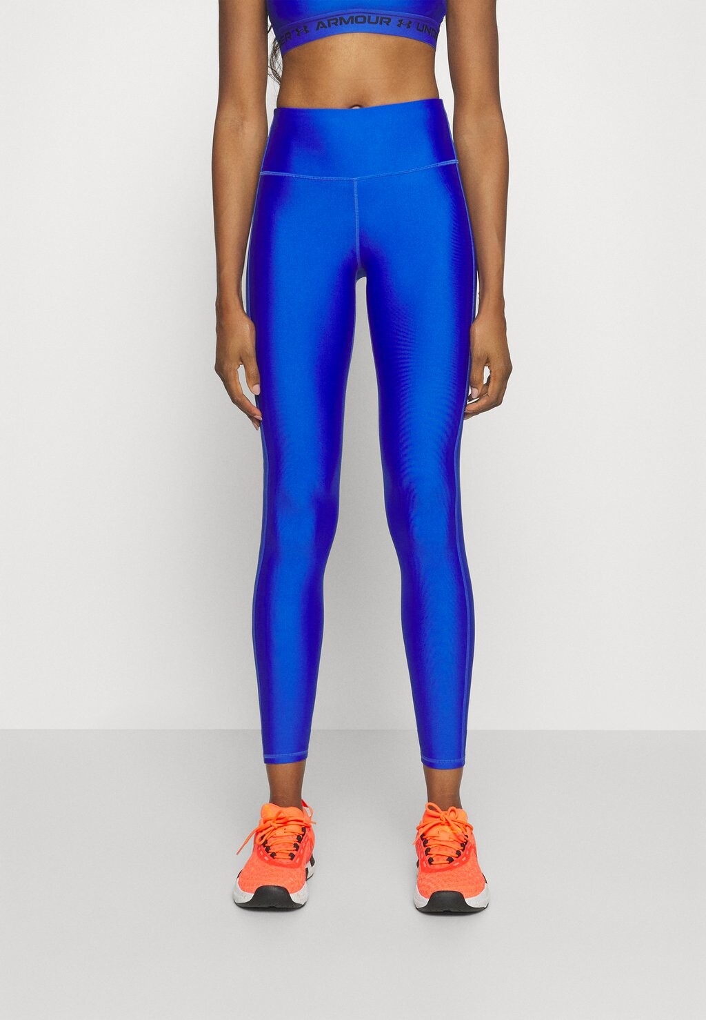 

Колготки БРЕНДОВЫЕ Under Armour, team royal/черный