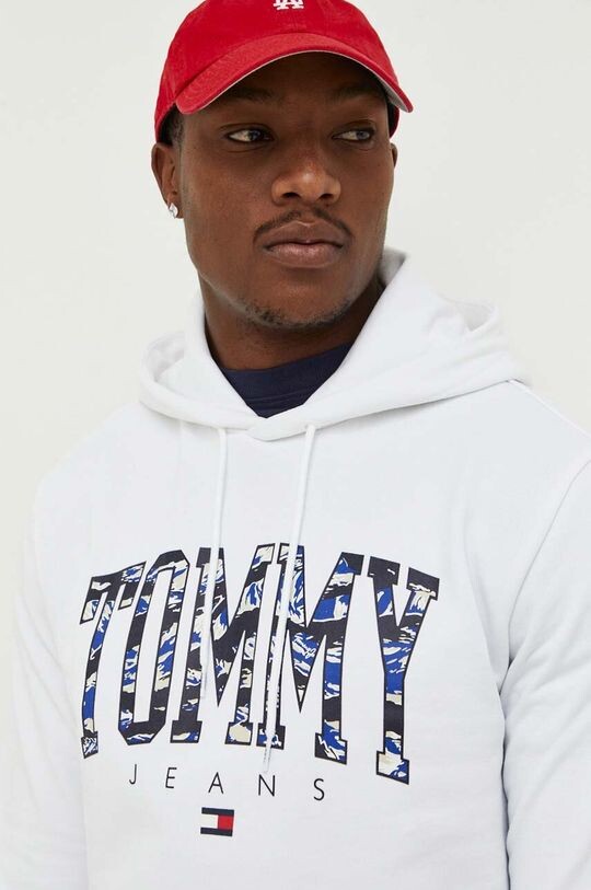 

Хлопковая толстовка Tommy Jeans, белый