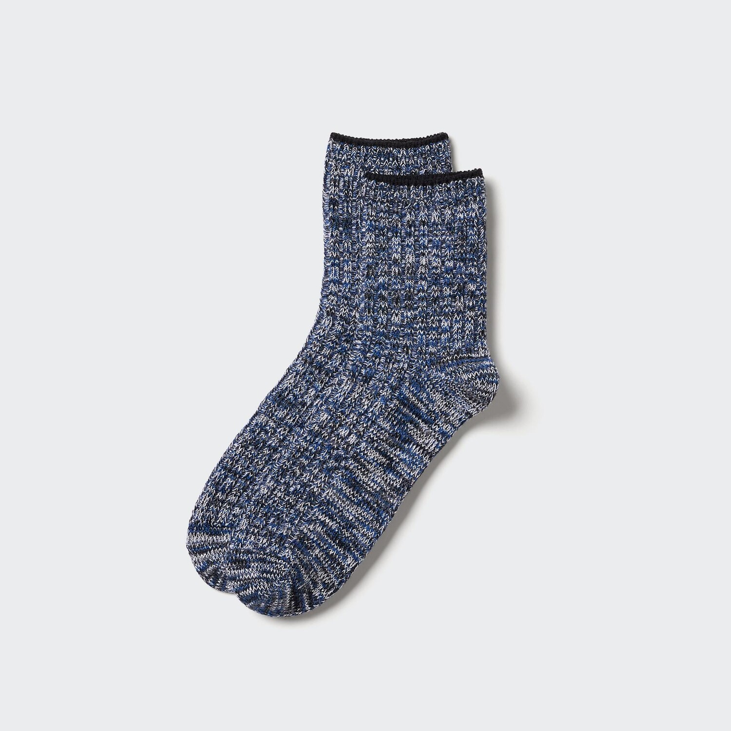 

Меланжевые носки UNIQLO, темно-синий