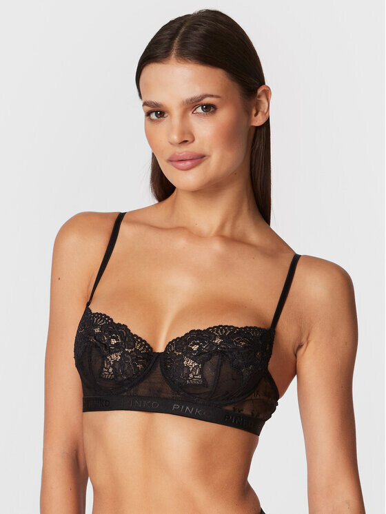 

Бюстгальтер на косточках Pinko, черный