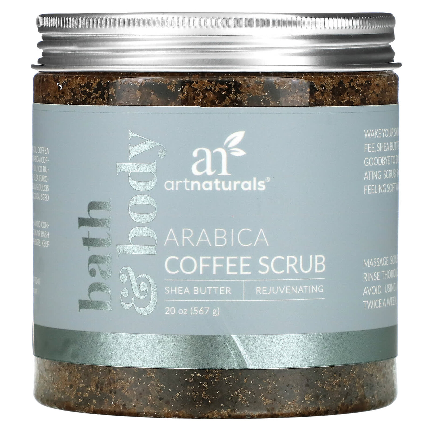 

Скраб с кофе арабика, 567 г (20 унций), artnaturals