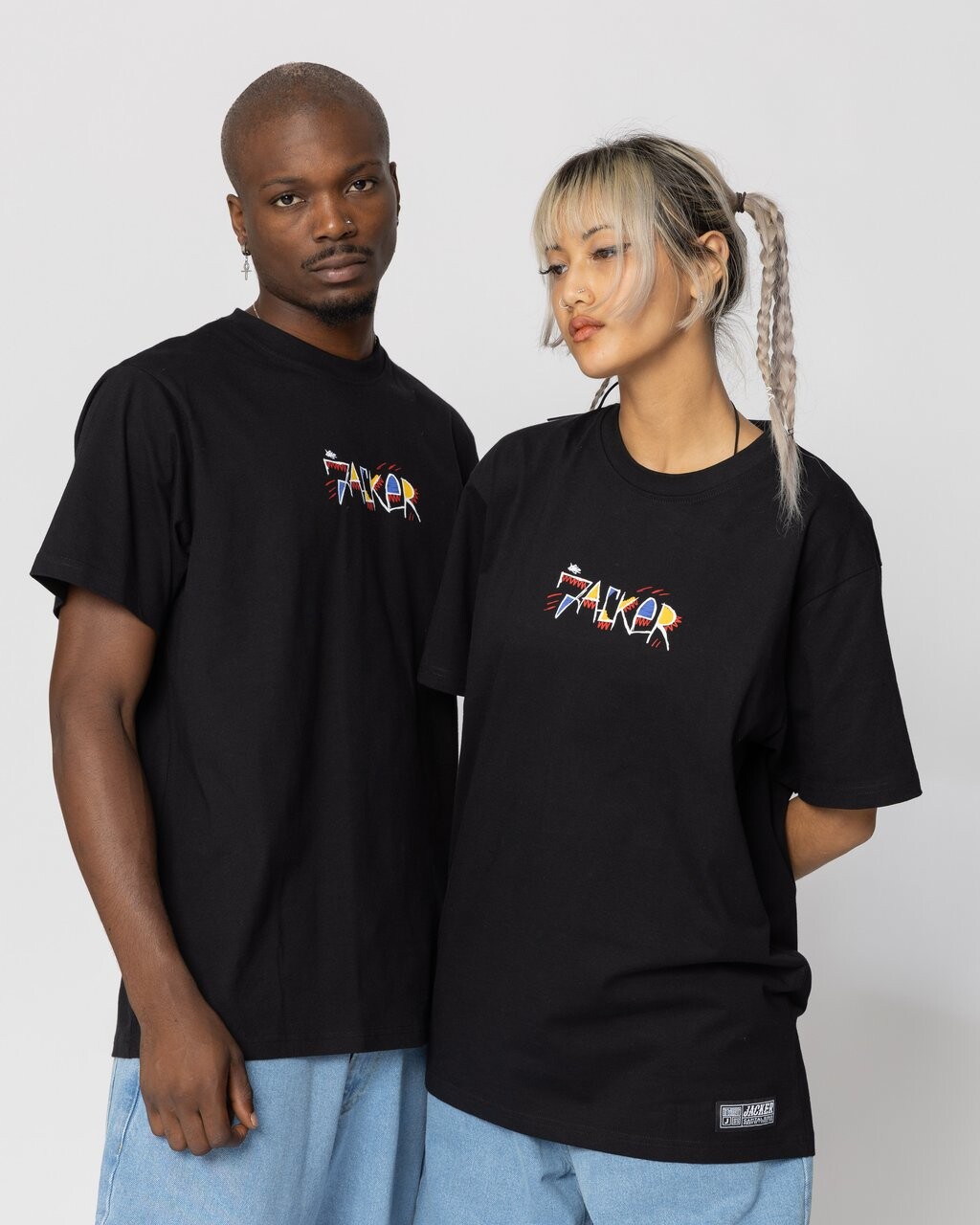 

Футболка с принтом UNISEX ANGRY Jacker, черный