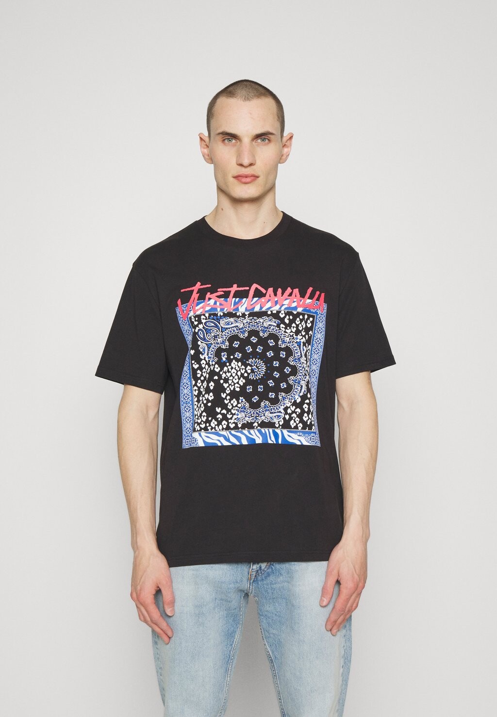 

Футболка с принтом Just Cavalli, черный