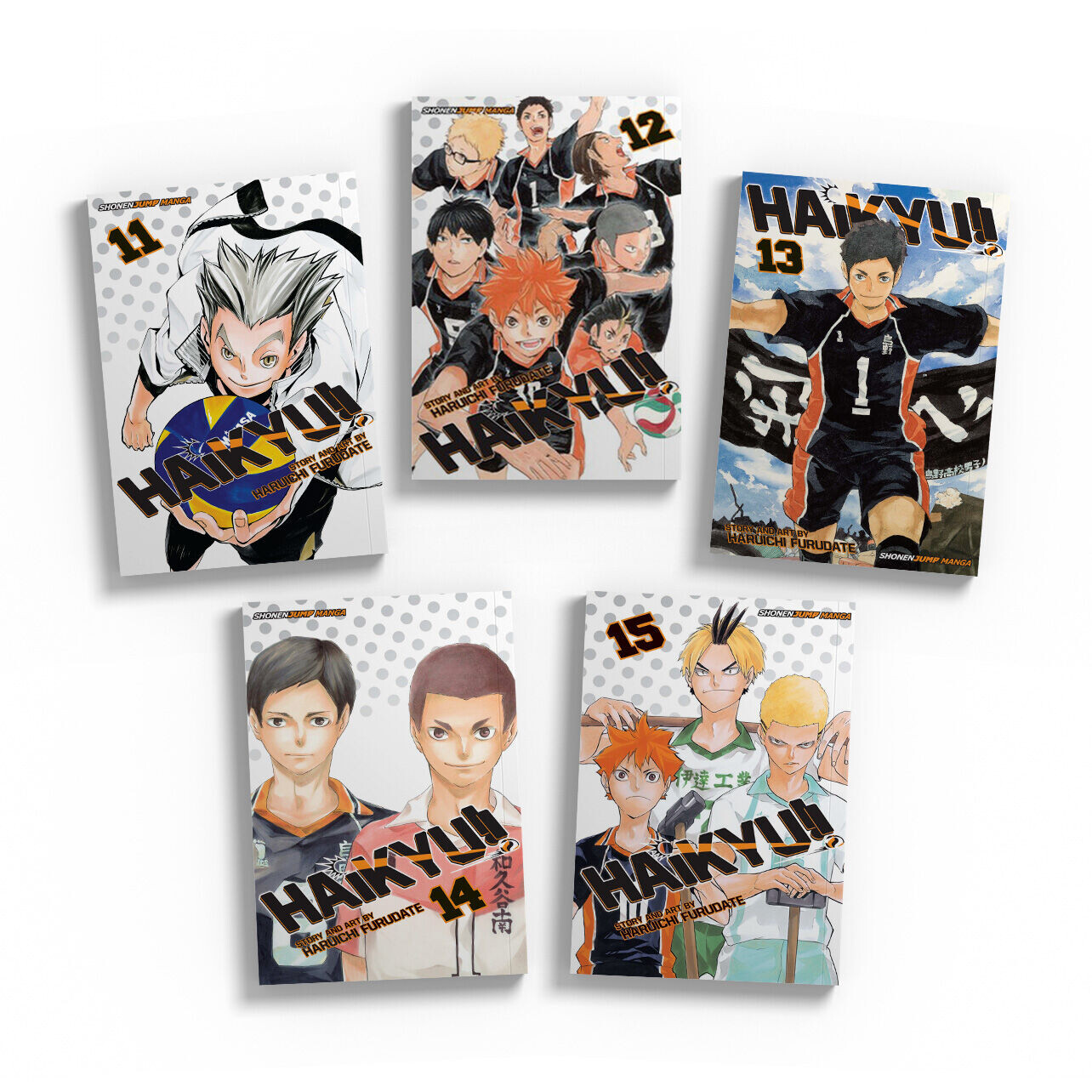 

Манга Haikyu!! Manga (11-15) Bundle