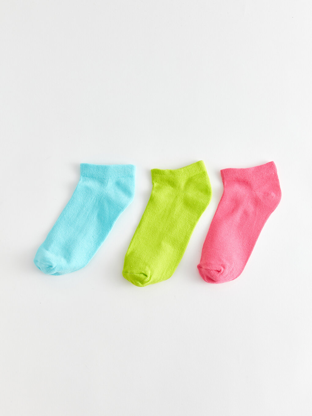 

Базовые пинетки для девочек, носки, 3 предмета LCW ECO, вода зеленая