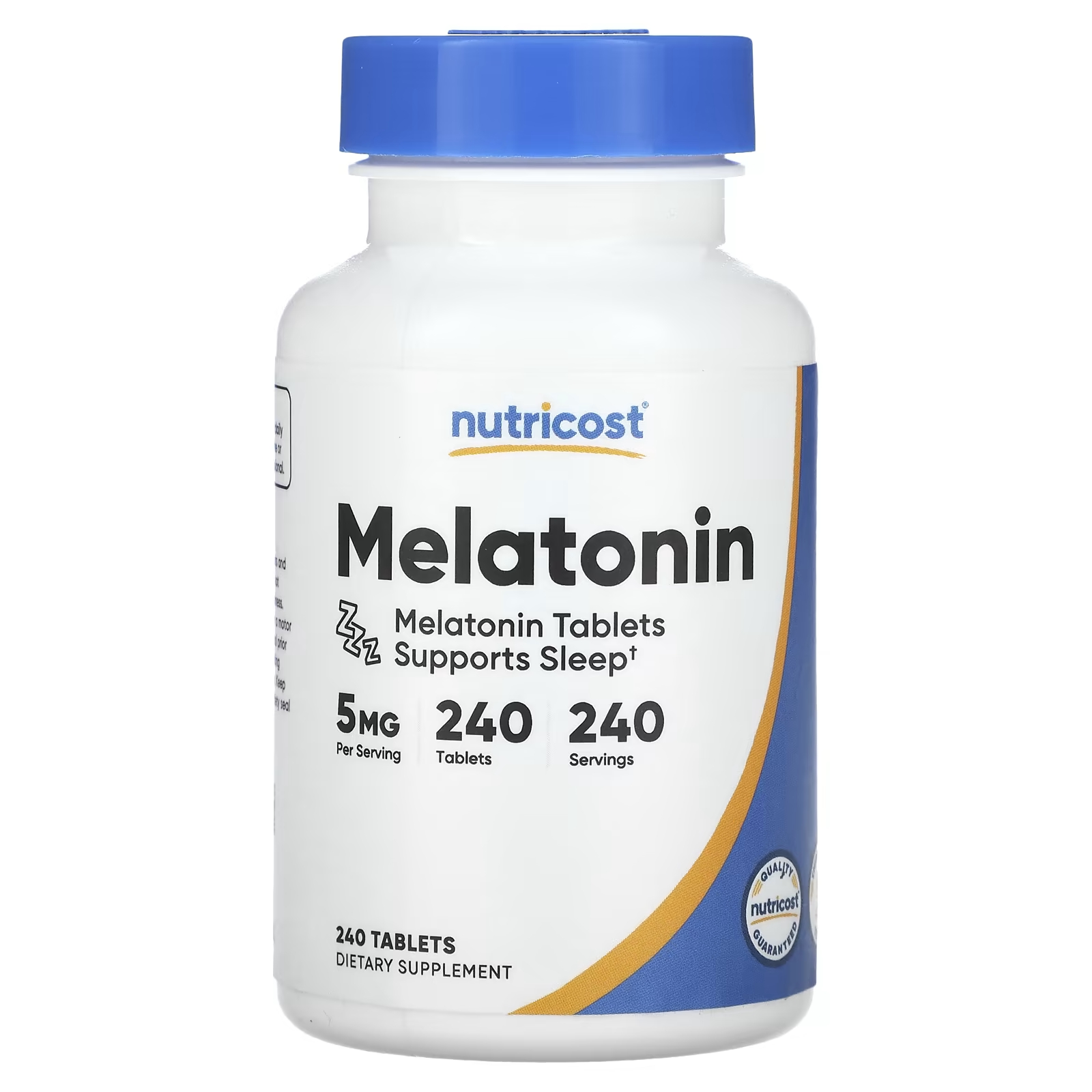 Nutricost Мелатонин 5 мг 240 таблеток мелатонин nutricost 5 мг 240 капсул