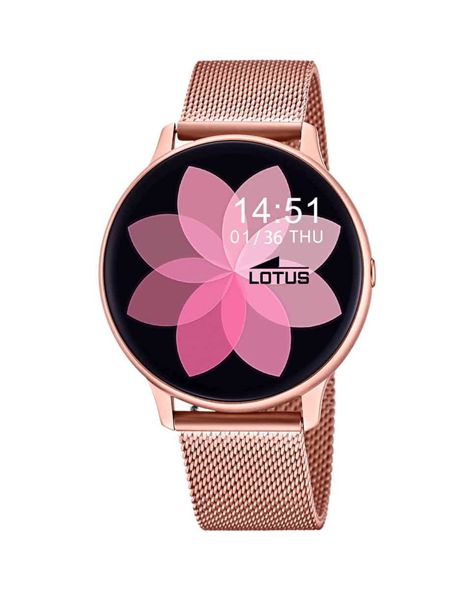 Умные часы 50015/A из розовой стали LOTUS, розовый умные часы 50024 1 смарт часы из черной резины lotus черный