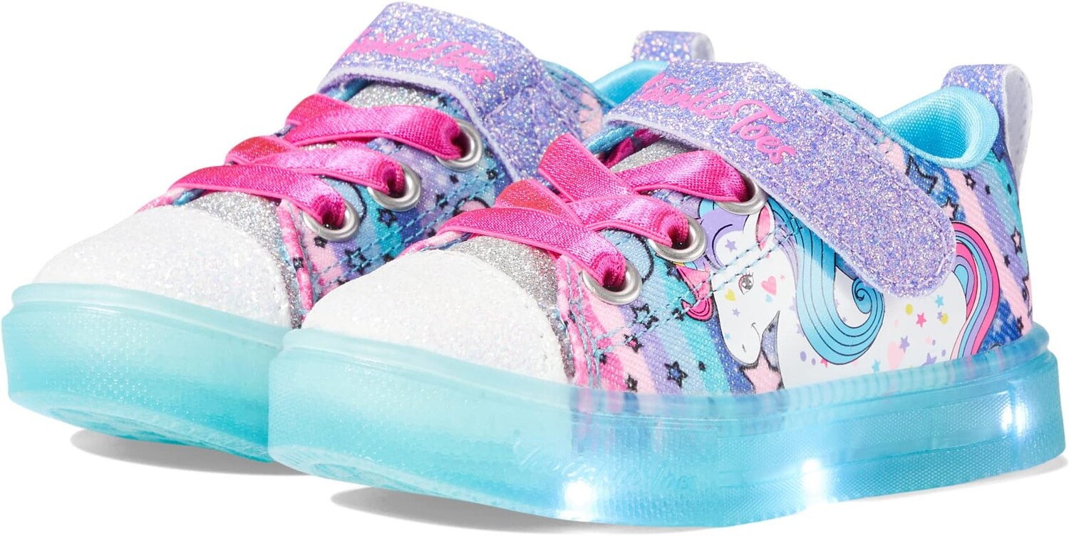 

Кроссовки Twinkle Toe-Twinkle Sparks Ice 314783N SKECHERS KIDS, цвет Blue/Multi