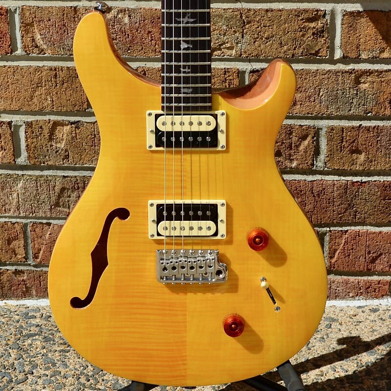 

Электрогитара 2022 PRS SE Custom 22 Semi-Hollow Santana Yellow
