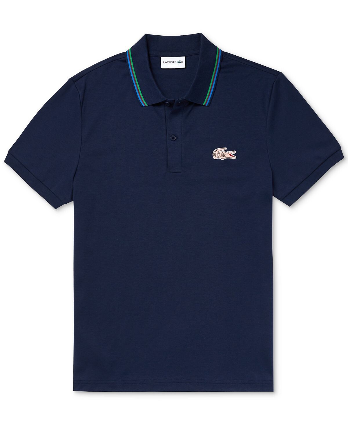 

Мужская футболка-поло в рубчик обычного кроя Lacoste
