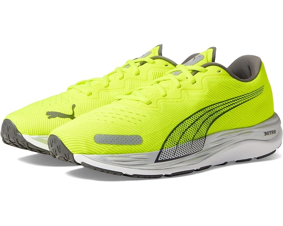 

Кроссовки PUMA Velocity Nitro 2, цвет Lime Squeeze/Castlerock