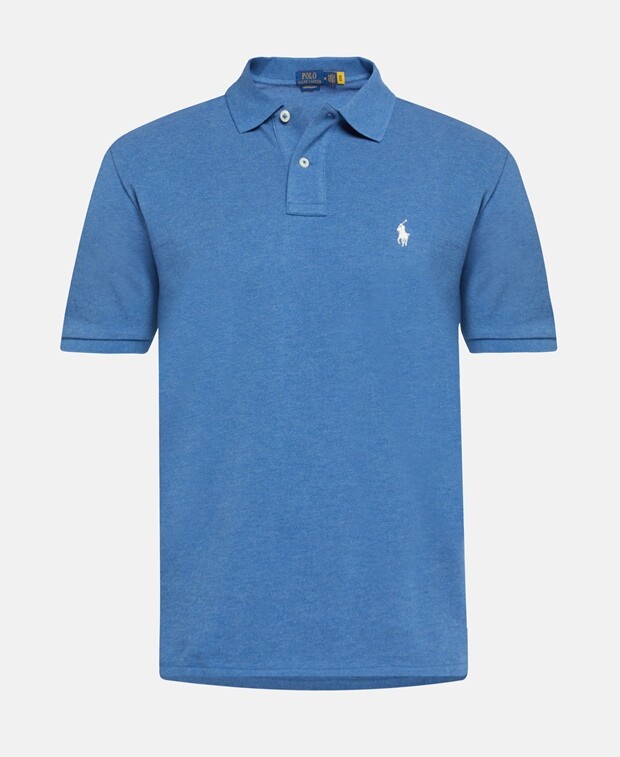 

Рубашка-поло из пике Polo Ralph Lauren, темно-серый
