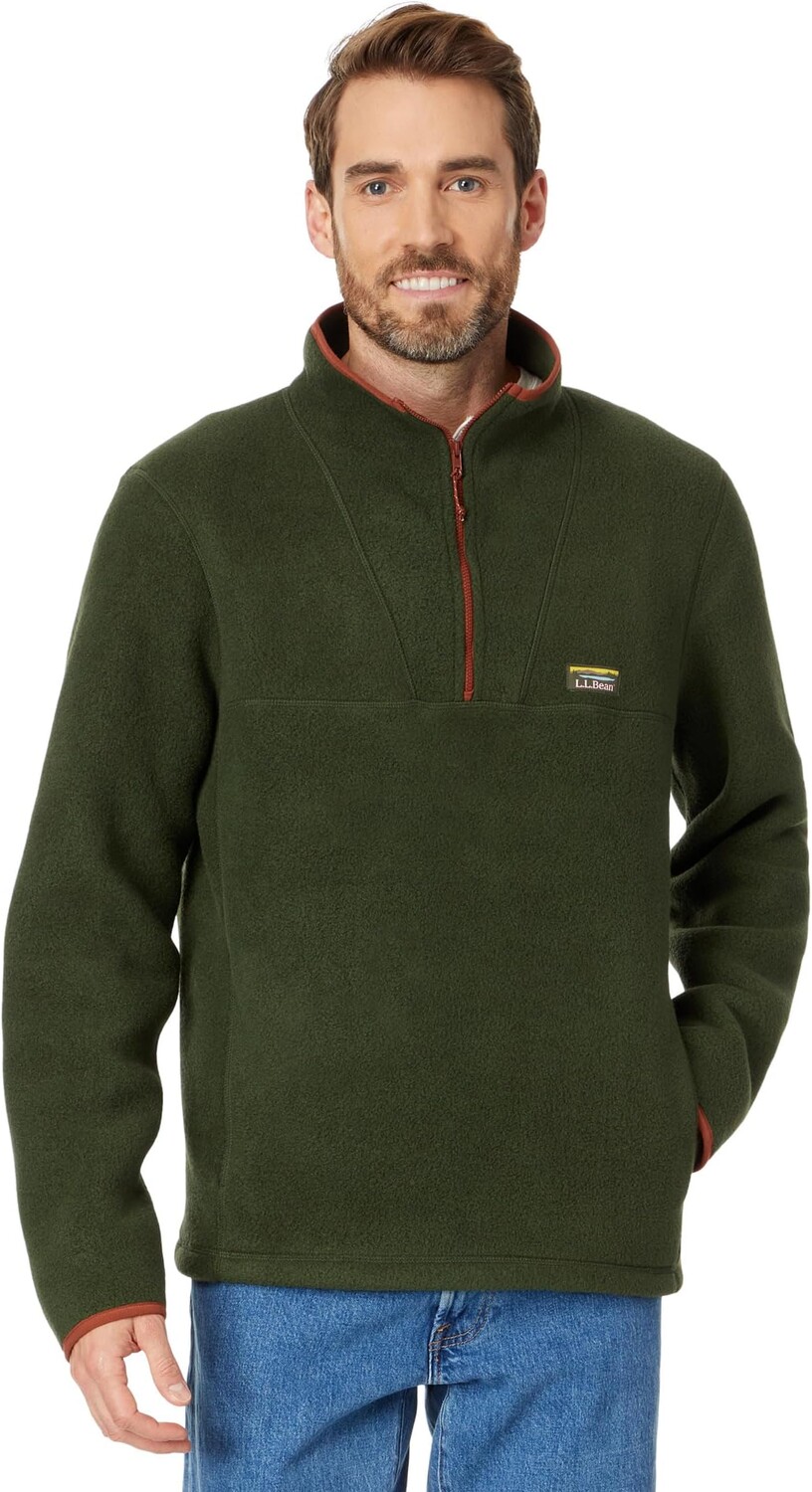 

Флисовый пуловер Katahdin Regular L.L.Bean, цвет Forest Shade
