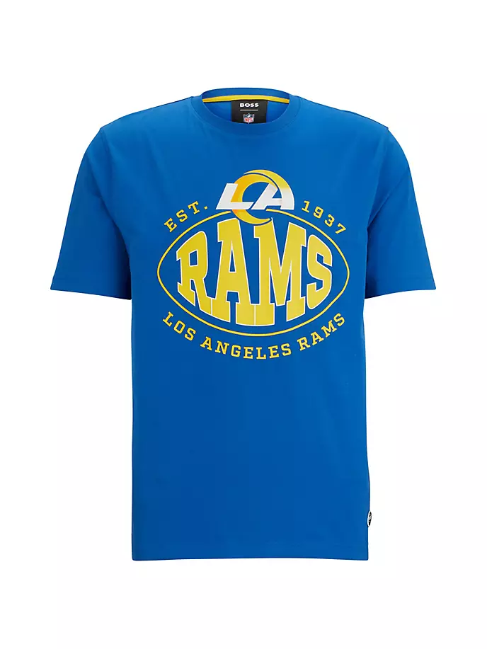 

Футболка BOSS x NFL из эластичного хлопка Boss, цвет rams bright blue