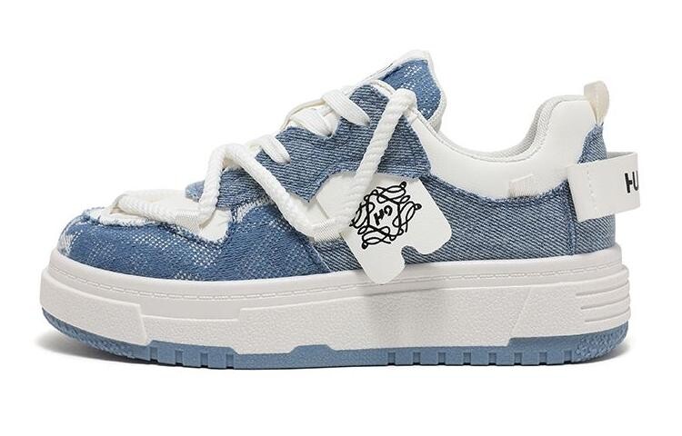 

Кроссовки HUANQIU Skateboarding Shoes Women's Low-top Blue, синий