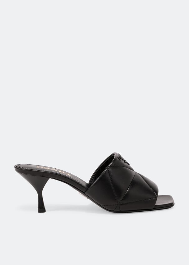 

Мюли Prada Quilted Leather, черный
