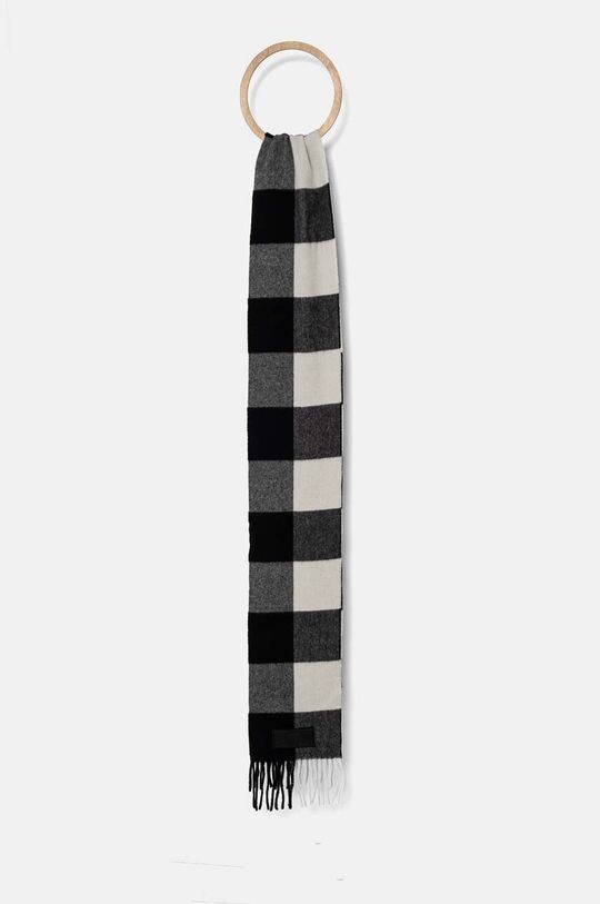 

Шерстяной шарф Weekend Max Mara, черный